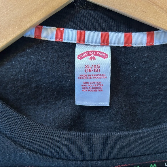 Christmas Sweater Cheers “Ugly Sweater” Holiday Time, Size 16 - Picture 3 of 3